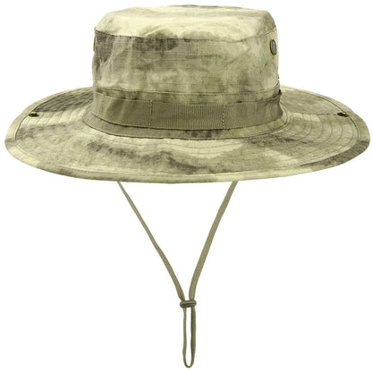 Tactical Airsoft Sniper Camouflage Bucket Boonie Hats-12