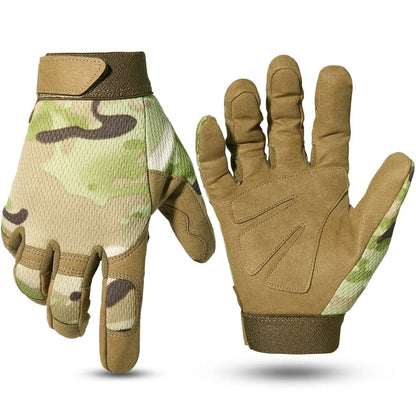 Paintball Bicycle Motorcycle Shoot Work Gear Camo Gloves-7