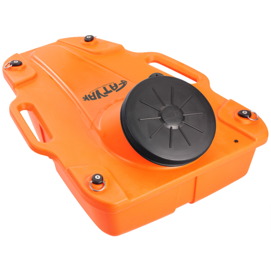 Kaddy Waterproof Storage Pod | Plastic Neutral | Orange | Secure & Dry