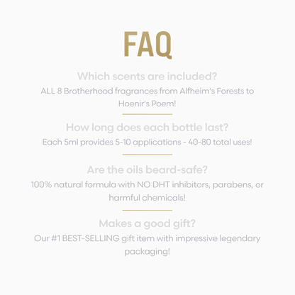 Beard Oil Scent Sampler Kit