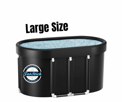 FatStick Recovery Ice Bath | Cold Water Therapy & Recovery Plunge Tub | Round/Oval