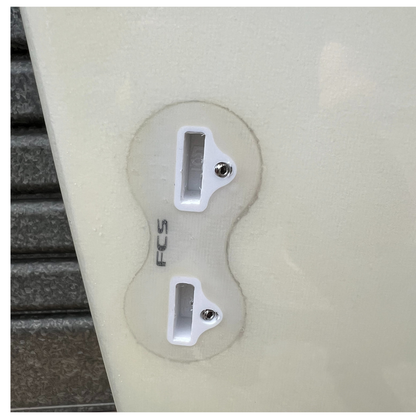 7ft 6 Southern Swells Round Tail Clear Epoxy Finish (FINS Included)