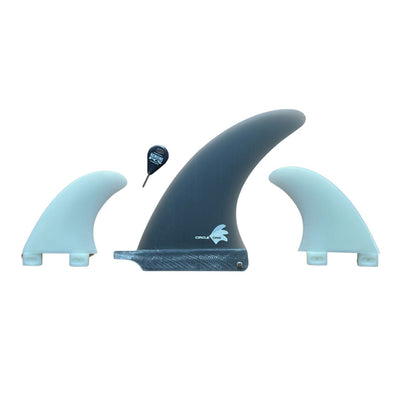 7ft 6 Southern Swells Round Tail Clear Epoxy Finish (FINS Included)