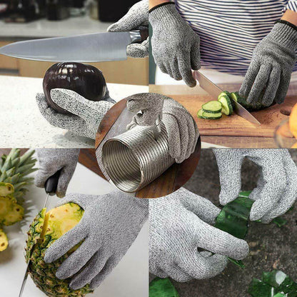 Cut/slash Resistant Safety Gloves with infused Stainless Steel Wire Mesh