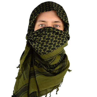 Keffiyeh Head Neck Scarf Wrap Summer Skull Turban-3