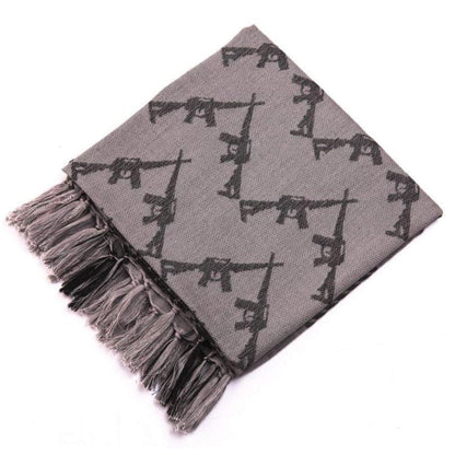 Keffiyeh Head Neck Scarf Wrap Summer Skull Turban-9