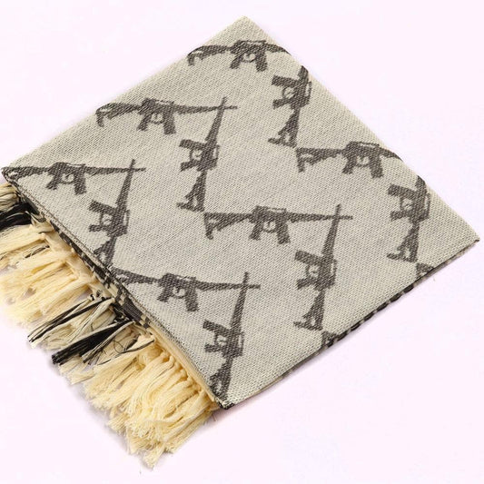 Keffiyeh Head Neck Scarf Wrap Summer Skull Turban-11