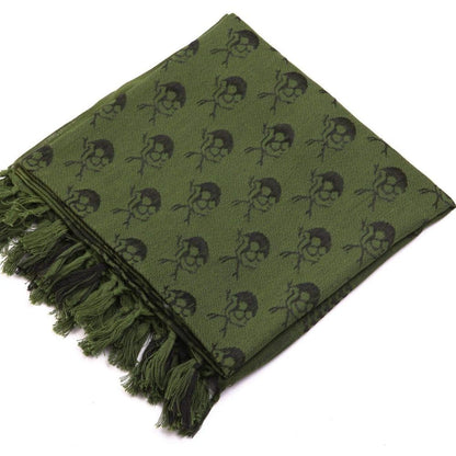 Keffiyeh Head Neck Scarf Wrap Summer Skull Turban-7