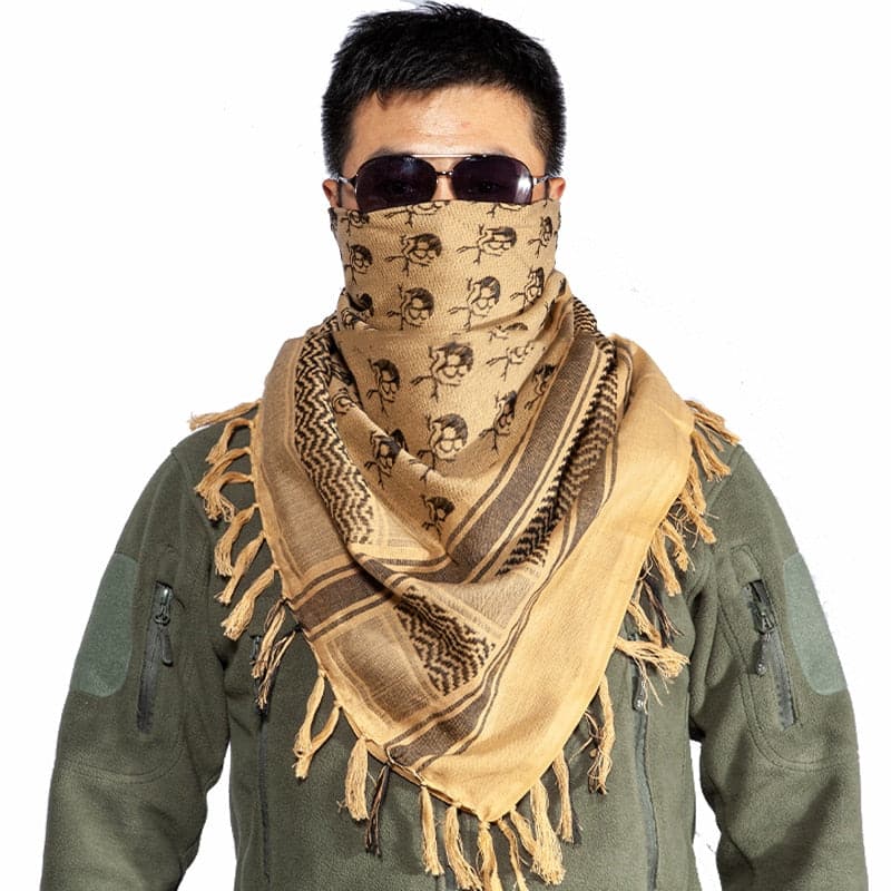 Keffiyeh Head Neck Scarf Wrap Summer Skull Turban-2