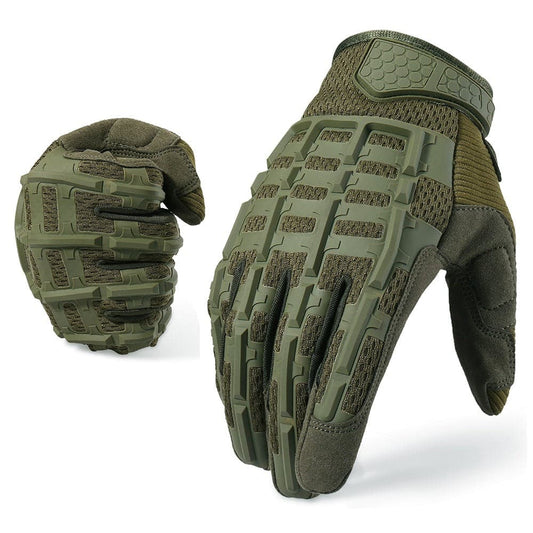 Paintball Airsoft Shooting Combat Protective Fingerless Glove-0