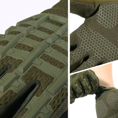 Paintball Airsoft Shooting Combat Protective Fingerless Glove-1