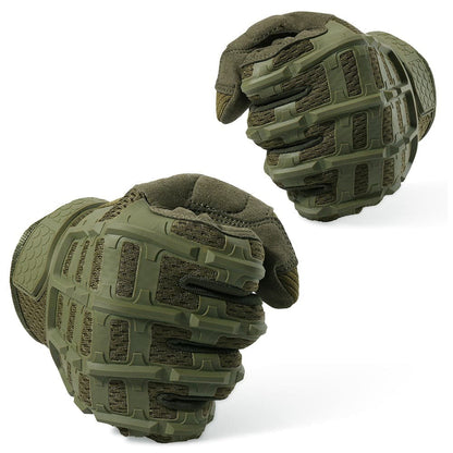 Paintball Airsoft Shooting Combat Protective Fingerless Glove-2