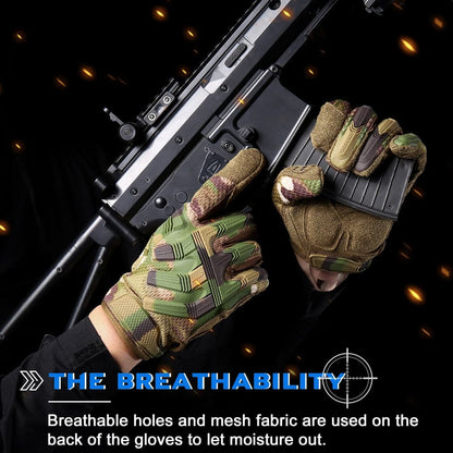 Military Paintball Airsoft Combat Shooting Anti-skid Glove-2
