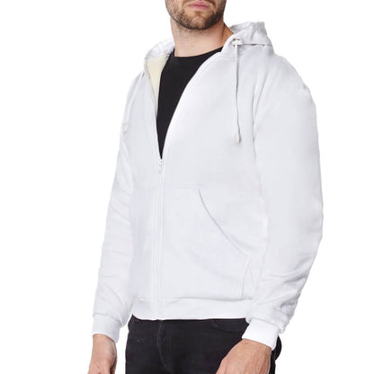 Knife Resistant Anti Slash Hooded Top in White