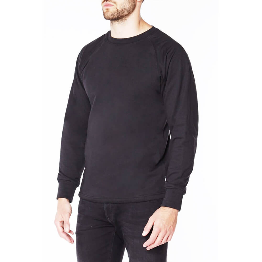 Knife Resistant Anti Slash Long Sleeved T-Shirts in Black