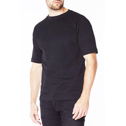 Knife Resistant Anti Slash Short Sleeved T-shirts in Black