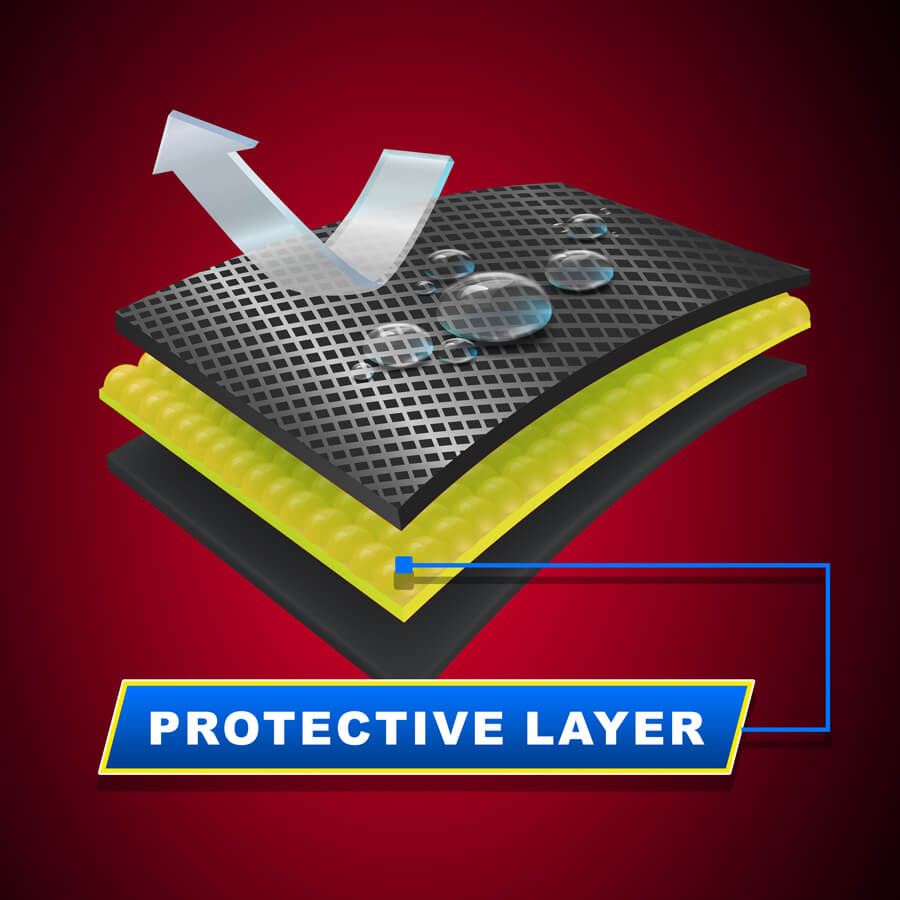 Ladies Knife Resistant Anti Slash Hooded Top in White