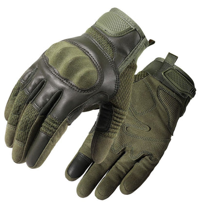 Combat Outdoor Climbing Glove Protective Gear PU Leather-7