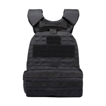 military tactical plate carrier vest with cummerbund pouches-1