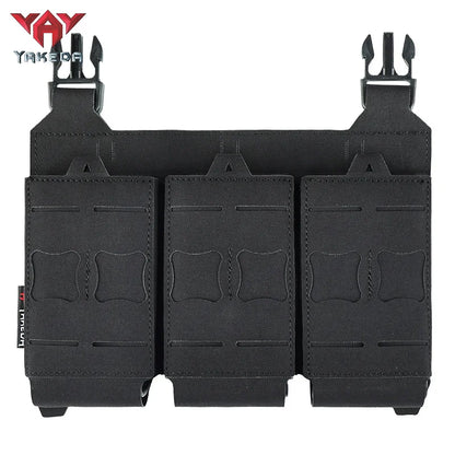 YAKEDA Tactical Magazine Pouch Triple Molle Mag Pouch Airsoft AK 7.62/5.56mm M4 Ar Rifle Hunting Accessories Mag Holster