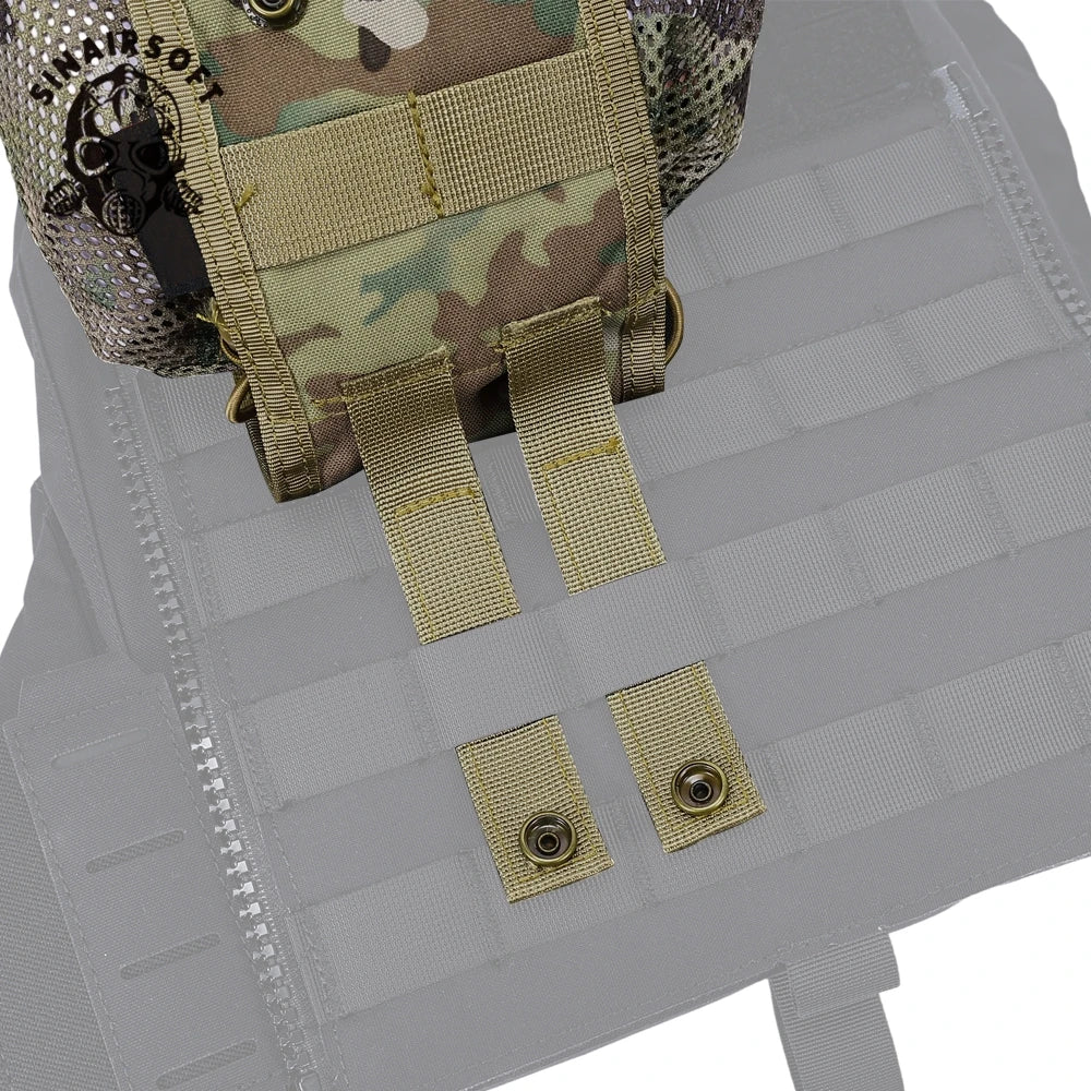 Collapsible MOLLE Dump Pouch for Empty Magazines Airsoft & Paintball Tactical Gear Folding Hunting Accessory - SINAIRSOFT