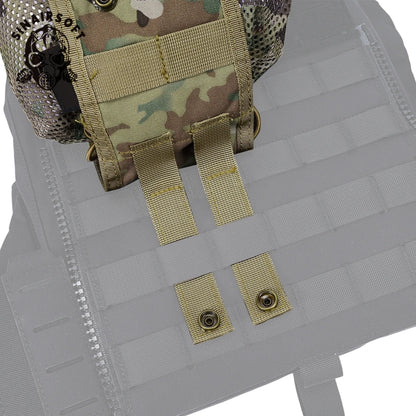 Collapsible MOLLE Dump Pouch for Empty Magazines Airsoft & Paintball Tactical Gear Folding Hunting Accessory - SINAIRSOFT