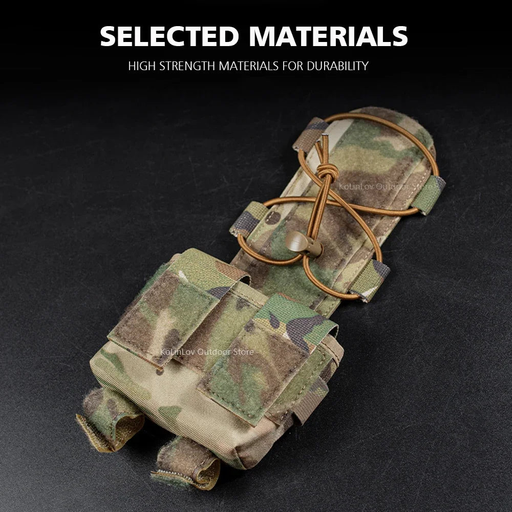 Tactical Helmet Battery Pouch MK2 Battery Pack M-LOK Helmet Counterweight Pack Military Airsoft Hunting FAST Helmet Accessories