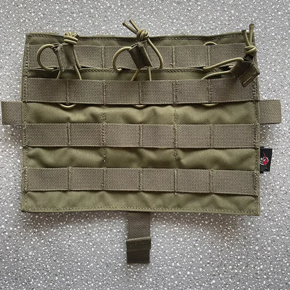 Multicam Magazine Pouch Tactical Vest Front Plate Mag Bag Airsoft Detachable Triple Molle Pouch Accessories