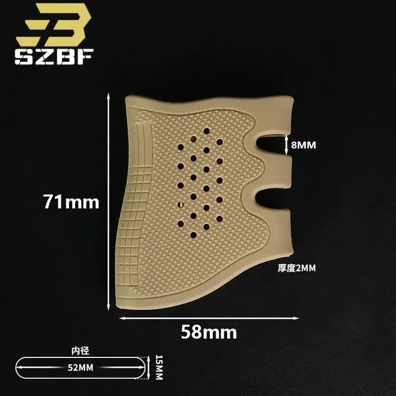 Tactical Rubber Grip Cover Handle Glove Fit AR15 HK416 G17 G18 G19 Weapon Anti Slip Protect Cover Airsoft Hunting Accessories
