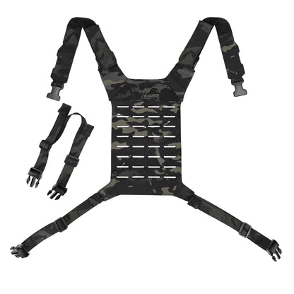 Tactical D3 SS MK Chest Rig Hunting Airsoft MOLLE Vest Chest Rig Strap Universal Vest Back Panel Equipment Accessories