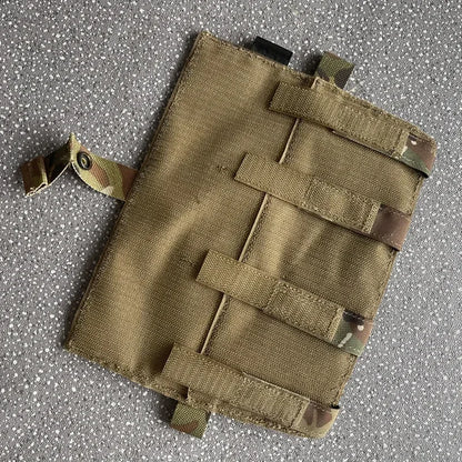 Multicam Magazine Pouch Tactical Vest Front Plate Mag Bag Airsoft Detachable Triple Molle Pouch Accessories