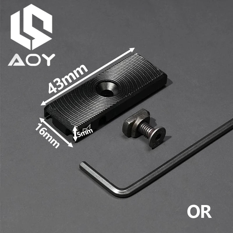 Mlok Keymod System Laser Flashlight Tactics Wire Guide Pressure Remote Switch Cable Management Airsoft Metal Weapons Accessories