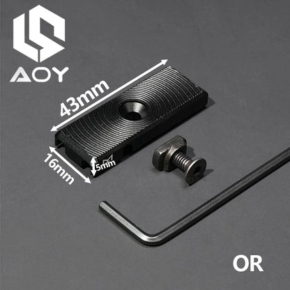 Mlok Keymod System Laser Flashlight Tactics Wire Guide Pressure Remote Switch Cable Management Airsoft Metal Weapons Accessories