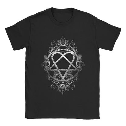 Harajuku T Shirt Him Band Ville Valo Omate Cotton T Shirts  Hippie Tshirt for Adult Summer Y2K Fun Casual Short Sleeve Clothing