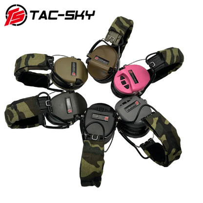 TAC-SKY Tactical SORDIN Headset IPSC Version Noise Reduction Electronic Muffs Airsoft Shooting Hunting Tactical Headphones