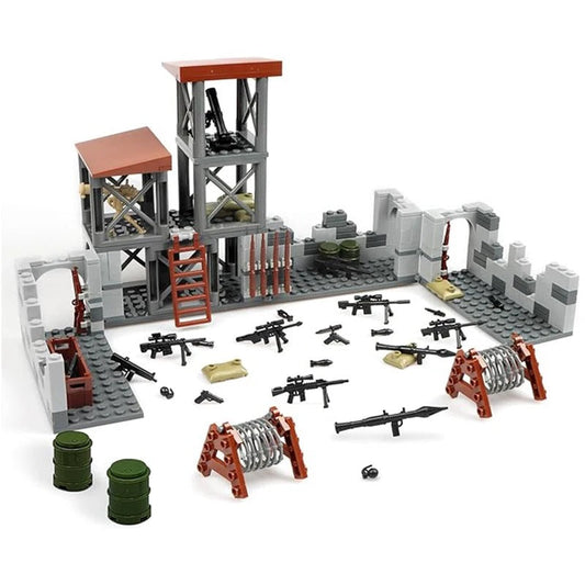 Army Frontier Barracks Building Block Set