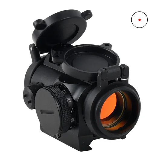 Tactica Compact Red Dot Sight 2 MOA Reflex Airsoft Optics Scope Mini RifleScope with 20mm Mount Hunting Accessories