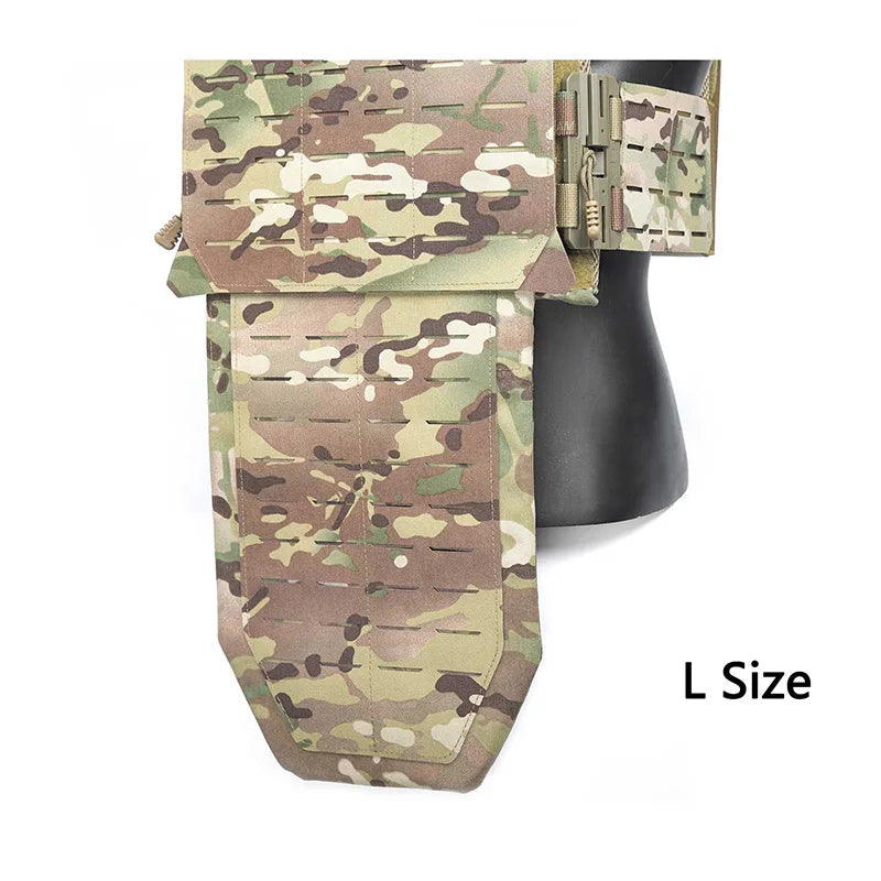 DMGear Tactical Pleated  Vest Crotch Groin Protection Gear Accessory Airsoft War Men Molle Body Armor Bag Equipment