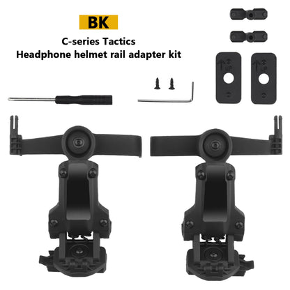 Helmet Rail Adapter For PELTOR ComTac 2&3 Airsoft Shooting Accessories Headset Mount Fit Ops Core ARC Team Wendy MLOK Rail