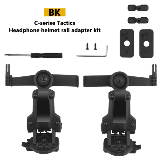 Helmet Rail Adapter For PELTOR ComTac 2&3 Airsoft Shooting Accessories Headset Mount Fit Ops Core ARC Team Wendy MLOK Rail