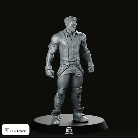 Adam Hunter Streets Of Rage 2 Miniature