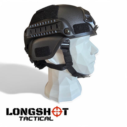 Airsoft FAST Helmet Adjustable - Black