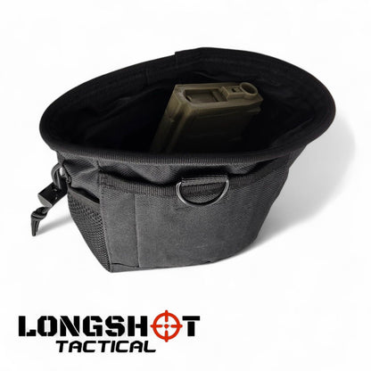 Airsoft Magazine Dump Pouch - Longshot Tactical - Black