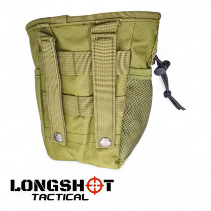 Airsoft Magazine Dump Pouch - Longshot Tactical- Olive Green