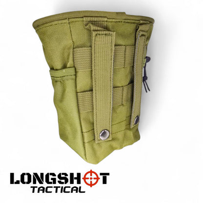 Airsoft Magazine Dump Pouch - Longshot Tactical- Olive Green