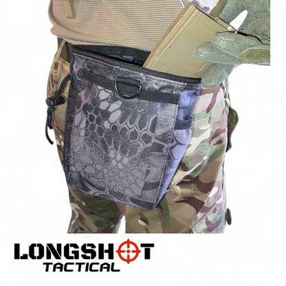 Airsoft Magazine Dump Pouch - Longshot Tactical- Urban Ash Camo