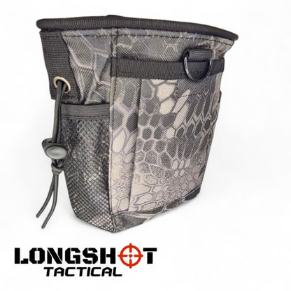Airsoft Magazine Dump Pouch - Longshot Tactical- Urban Ash Camo