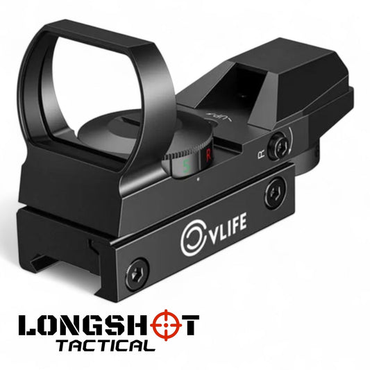 Airsoft Red Dot Reflex Sight – Mini Holographic Optic with Dual Illumination