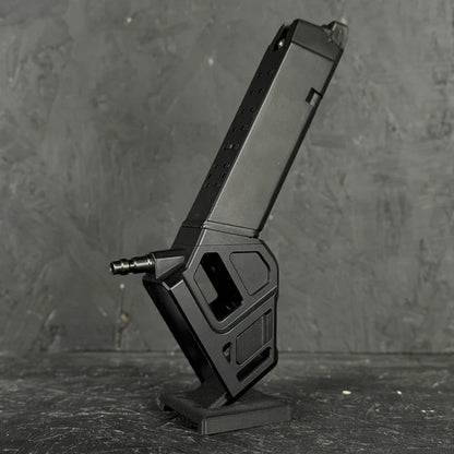 Airtac T1P CNC Angled HPA Adapter - 2 in 1 GLK + CAPA - Blackout Edition