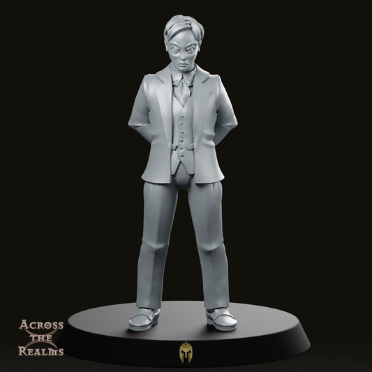 Alien Business Man Scifi Miniature